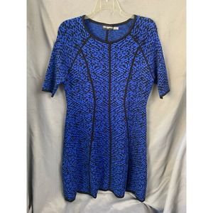 KARL LAGERFELD Printed Knee-Length Dress SZ L